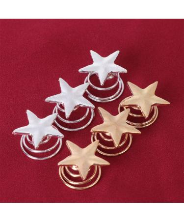 20Pcs Spiral Hairpins - Stars & Swirls Twisted Hair Clips | Bridal Wedding Accessories - Buy Online on GoSupps.com
