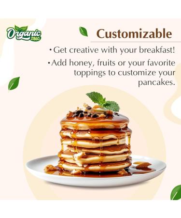 Organic Zing Mix Millet Pancake Mix | Wholesome Breakfast Bliss in Every Bite | 200g - Buy Online on GoSupps.com