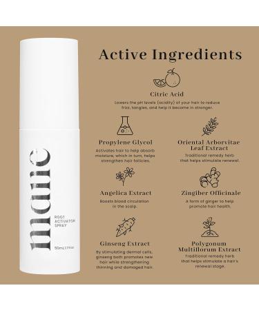 Hair Thickening Spray for Men - 50ML Hair Growth & Texturizing Spray with Ginseng Extract for Thicker Fuller Hair - Buy Online on GoSupps.com