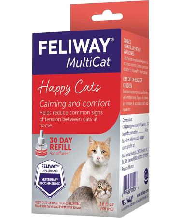 FELIWAY MultiCat Calming Diffuser Refill - 1 Pack | Anxiety Relief for Cats - Buy Online on GoSupps.com