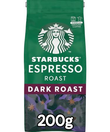 STARBUCKS Espresso Roast Brown Roast Ground Coffee 200g (Pack of 6) - Buy Online on GoSupps.com