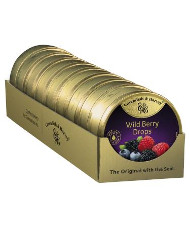 Cavendish & Harvey Wild Berry Drops-175G Germany (9 pieces) Wild Berry 1 Count (Pack of 9)