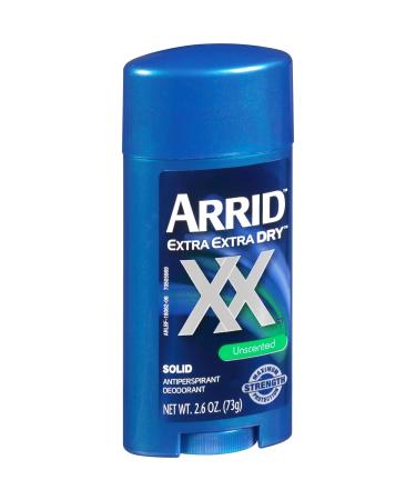 Arrid XX Solid Unscented Antiperspirant Deodorant 2.7oz Sticks - Pack of 6 - Buy Online on GoSupps.com