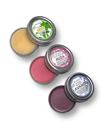 Organic Mint Lip Balm 1 oz Hydrating Mint Essence by OrganHerb - Buy Online on GoSupps.com