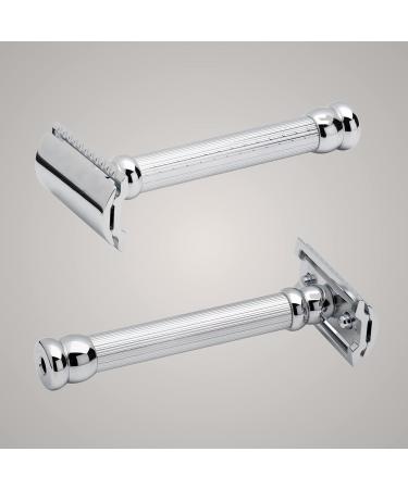 Buy Merkur 47C Razor Plane | Gloss Chrome | Closed Comb Wet Shaving | German Precision | Zinc & Brass Construction | International Shipping Available - Buy Online on GoSupps.com