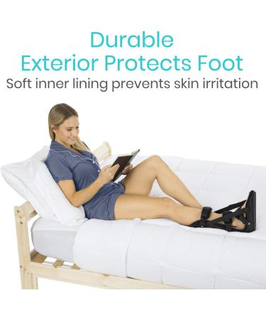 Vive Hard Plantar Fasciitis Night Splint - Adjustable Stabilizer Brace for Achilles Pain Relief - Men's 8.5-11, Women's 10-12.5 - Buy Online on GoSupps.com