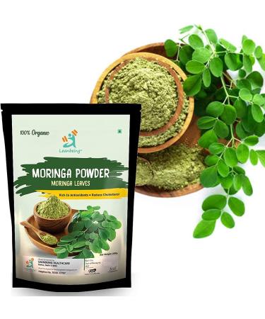 Metrol Leanbeing Organic Moringa (Olifera) Leaf Powder- Powerful Vitamins & Antioxidants (200 Gm) - Buy Online on GoSupps.com