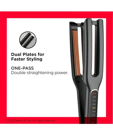 Revlon Double Straight (Dual Plate design Advanced Copper Ceramic Technology LED display Smart Heat Memory System 10 Heat Settings up to 235 C) RVST2204UK - Buy Online on GoSupps.com