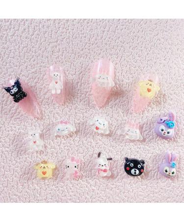 3D Hello Kitty Charms & Nail Art Stickers | Rhinestones & Crystals for Stunning Nail Designs - Buy Online on GoSupps.com