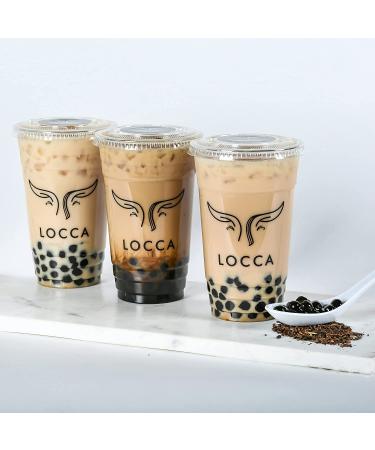 Ultimate Locca Premium Boba Tea Kit - 56 Drinks, DIY Bubble Tea Party Size with 7 Flavors of Loose Leaf Teas including Earl Grey, Lavender, Peach, Oolong, Hibiscus, Rosehips & Matcha - Buy Online on GoSupps.com