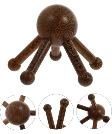Gleavi 4-Piece Massage Device Set - Five Claws Scalp Massager & Trigger Point Brush for Deep Relaxation | Wenge Handy Tools - Buy Online on GoSupps.com