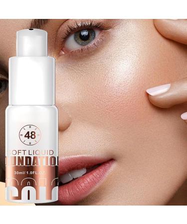  Dubbulon Self-Adjusting Foundation for Mature Skin | Concealer Face Foundation 30ml | Water-Resistant Concealer Cream Long Hold for Women and Men - Buy Online on GoSupps.com