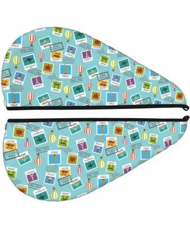 World Travel1 Microfiber Hair Towel - Soft Super Absorbent Coral Velvet Wrap for Long Curly & Thick Hair - Quick Dry Cap for Women - Buy Online on GoSupps.com