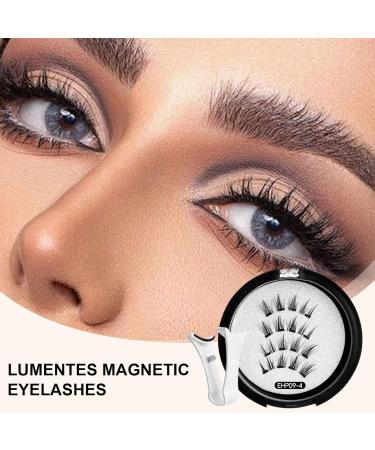 False Eyelashes Magnetic Natural Lashes Kit With Applicator | Easy To Wear And Remove Fake Eyelashes For Daily Makeup - Buy Online on GoSupps.com