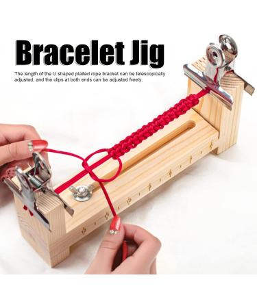 Wood Bracelet Jig Kit for Hand Knitting Control Strength - SoarUpnh3V(Two Legs) - Buy Online on GoSupps.com