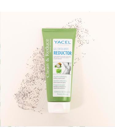 Yacel Clean & Reduce Reducing Exfoliating Gel with Coconut Shell and Tea Oil and Green Coffee 200 ml - Buy Online on GoSupps.com