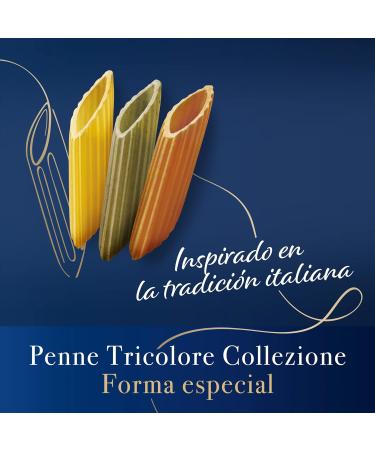 Buy Barilla Collection Mezze Penne Tricolore 500g - Authentic Italian Pasta for International Shipping - Buy Online on GoSupps.com