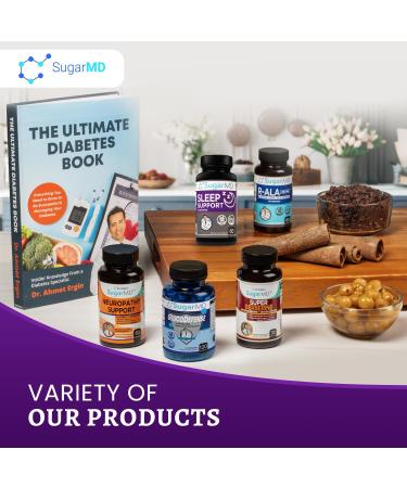 SugarMD Sleep Support Supplement 60 Sleep Capsules with Lemon Balm Valerian Root Hops Extract Chamomile Extract & BioPerine Non-GMO & Gluten Free Sleep Supplememts for Adults (30-Day Supply) - Buy Online on GoSupps.com