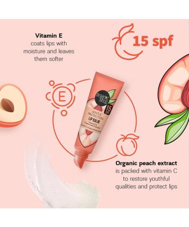 Gentle Protection Vitamin Booster Lip Balm SPF 15 - Nourishing Vitamin E & Peach Extracts 10ml | Buy Online for Worldwide Shipping - Buy Online on GoSupps.com