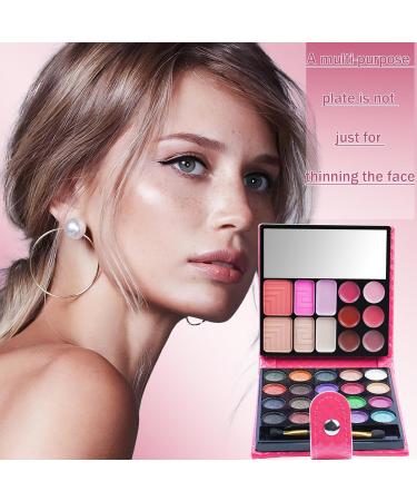 32 Colors Wood Collection Eyeshadow Palette - Waterproof Pearl & Matte Shades | Includes Dual-Sided Brush & Mirror | Perfect for eyes face hair & body - Buy Online on GoSupps.com