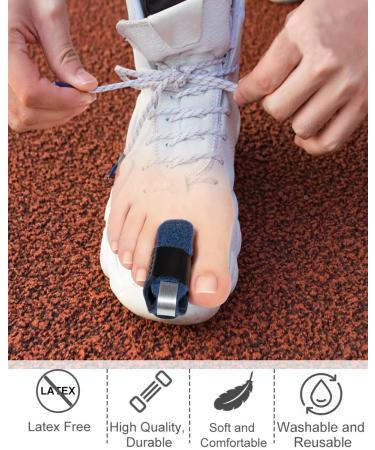 Toe Splint Brace for Broken Toes - Support for Hammer Toe, Curled Toe - Men and Women - Buy Online on GoSupps.com