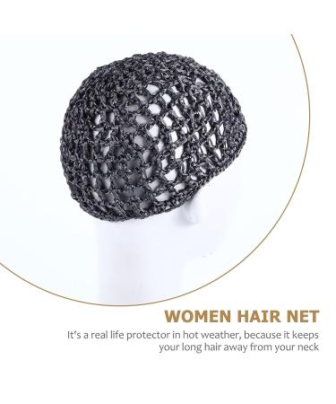 Minkissy 4PCS Mesh Crochet Hair Net - Soft Women's Hair Net for Sleeping (Assorted Colors) - Buy Online on GoSupps.com
