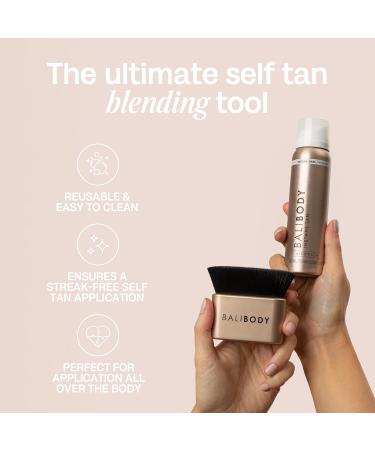 Bali Body Blending Brush - Washable Reusable Self-Tanning Tool for Streak-Free Application | Soft Bristles for Aerosols Creams & Mousses | 100% Vegan Accessory - Buy Online on GoSupps.com