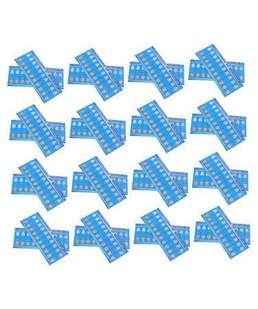 Gleavi 60 pth tooth coloring card teeth delivers oral deliveries color of the teeth color keys for dental teeth provide dental care tooth color mouthpiece tool paper paper