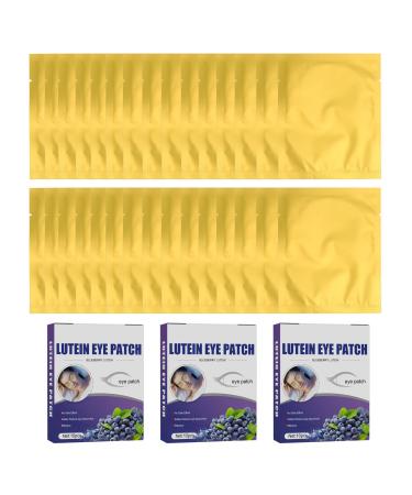 30 pieces of lutein eye paving sub-eye paving natural herbal extracts mild skin-friendly eye protection plaster nourished strengthened and donates moisture for