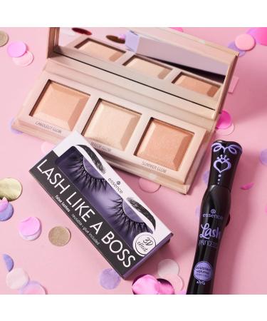 Essence Lash Like a Boss False Lashes No. 02 - Long-Lasting Vegan Volume & Microplastic-Free 3-Pack (3x1 Pair) - Buy Online on GoSupps.com