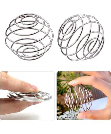 IUSOT Lot de 4 boules shaker prot in es en acier inoxydable pour m langeur boule m langeuse de bouteille fouet m tallique boules de m lange pour boissons prot in es - Buy Online on GoSupps.com