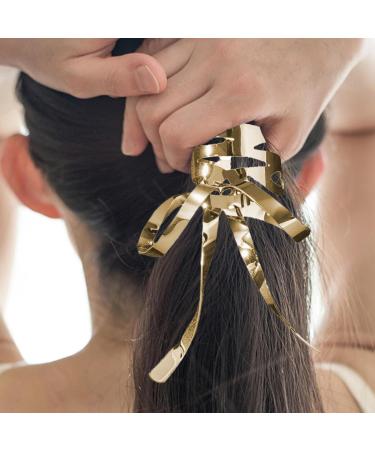 Vintage Barrette Hair Clips | Metal Hairdos Hairpin | Hair Barrettes Accessories Bowknot Hairpin for Women Adults Kids All Ages Gold - Buy Online on GoSupps.com