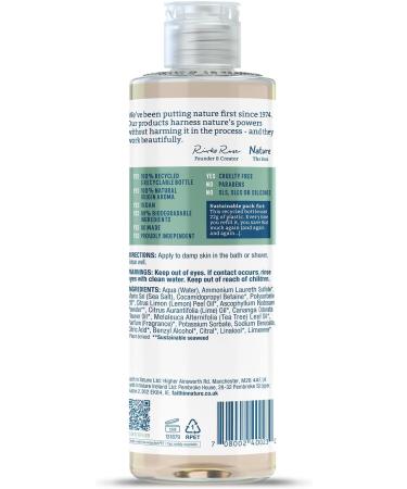 Faith In Nature Seaweed & Citrus Body Wash 400ml - Vegan, Cruelty-Free, Detoxifying - No SLS or Parabens - Buy Online on GoSupps.com