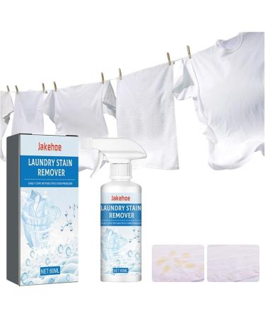 Laundry Stain Remover Clothes Oil Stain Remover Active Enzyme Clothing Stain Remover Active Enzyme Laundry Stain Remover Stubborn Stains Cleaner (White) - Buy Online on GoSupps.com