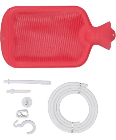 Buy Mrisata Home Inlet Bag Set - 2L Shower Input Bag with Corrugated Hose Hook Buckle & Sieve - Blue/Red | International Shipping Available - Buy Online on GoSupps.com