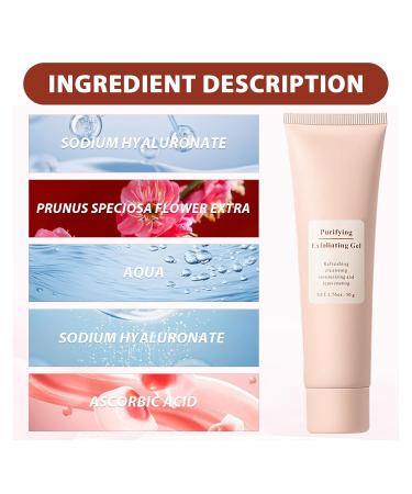 Purifying Exfoliating Gel Facial Exfoliator Cleanser Natural Exfoliating Gel Purifying Cream Deep Cleansing Face and Body Exfoliator Scrub for All Skin (2 Pcs) 2 0.44 Fl Oz (Pack of 2) - Buy Online on GoSupps.com