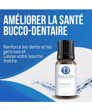 Deluxe Dentals Freshens & Protects Maximum Strength Fast Acting 100% Pure Botanical Oils Natural Remedy For Teeth & Gums Works as Toothpaste Mouthwash & Breath Freshener 15ml - Buy Online on GoSupps.com