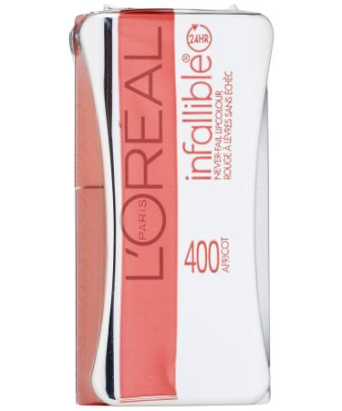 L'oreal Infallible Never Fail Lipcolour in Apricot - Long-lasting Lipstick for a Flawless Pout - Buy Online on GoSupps.com