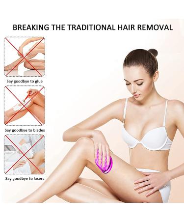 Crystal Hair Eraser: Upgraded Painless Exfoliation Hair Remover for Women and Men - Reusable & Washable (Rose) - Buy Online on GoSupps.com