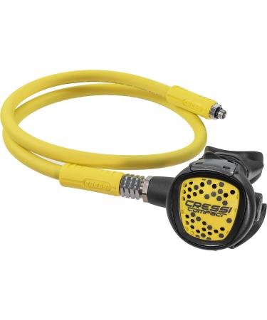 Cressi Octopus Compact for Scuba Diving Regulators - Compact, Reliable, Light and Comfortable - Made in Italy by Cressi - Quality Since 1946