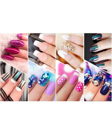 Nail Pen Designer Stamp Nail Art Tool with 15pcs Nail Painting Brushes Nail Dotting Tool Nail Foil Manicure Tape Color Rhinestones for Nails - Buy Online on GoSupps.com