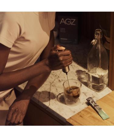 AG1 AGZ Sleep Drink 30-Count Calming Sleep Aid Powder + Frother Melatonin-Free Nighttime Blend with Magnesium Ashwagandha Saffron & Valerian Herbal & Adaptogen Drink Mix (Chocolate Mint) - Buy Online on GoSupps.com