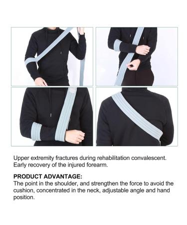 Buy Forearm Sling & Shoulder Immobilizer for Arm Support - Orthopedic Fracture Protection & Dislocation Recovery - Buy Online on GoSupps.com