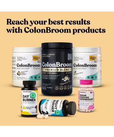 ColonBroom Premium Psyllium Husk Powder (Strawberry 60 Servings) + Shaker Bottle for Colon Broom Fiber Powder Drink Bundle - Colon Cleanse for Bloating Relief & Gut Health - Fiber Powder Supplement - Buy Online on GoSupps.com