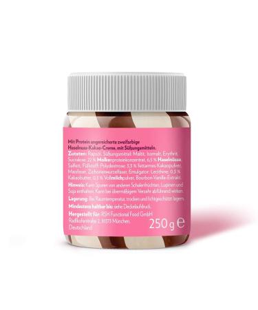 Buy Gymqueen Queenella Protein Cream 6x250g - 21.5% Protein No Added Sugar Hazelnut & White Chocolate Spread - Best Whey Protein Enriched Bread Spread - Buy Online on GoSupps.com