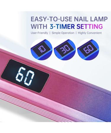 SULIVES UV Light for Nails Handheld LED Mini Nail Lamp USB Rechargeable Portable Nail Dryer for Gel Polish Cordless UV Light Nail Lamp for Fast Curing at Home and Travel - Buy Online on GoSupps.com