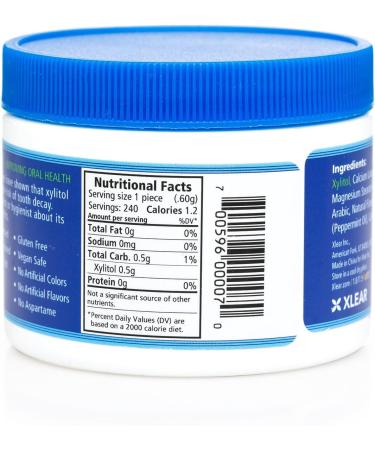 Spry Pastilles la Menthe Poivr e au Xylitol Sans Sucre Favorisent la Sant Buccale Stimulent la Salivation Contre la Mauvaise Haleine Sans OGM Sans Gluten 240 Count (Pack of 1) Peppermint 240 Count (Pack of 1) - Buy Online on GoSupps.com