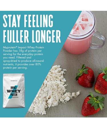 MyProtein Impact Whey Protein Strawberry 2.2 lbs - Buy Online for Fast Delivery! - Buy Online on GoSupps.com
