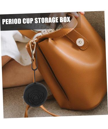 Outanaya Box for Menstrual Cups - Stylish Black Carrier & Storage for European & American Rose | 1 Piece - Buy Online on GoSupps.com