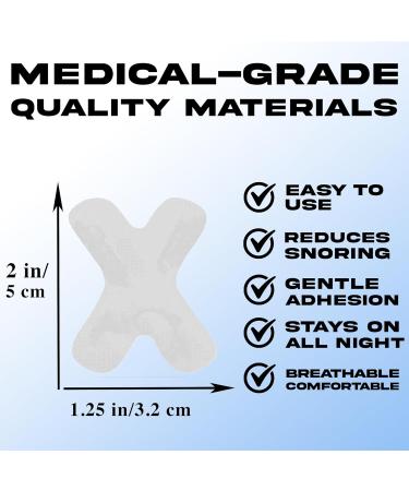 50pc Mouth Tape for Better Sleep, Snoring and Sleep Apnea Relief - Buy Online on GoSupps.com